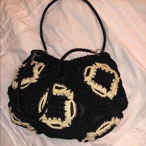 Black and white Hand Bag